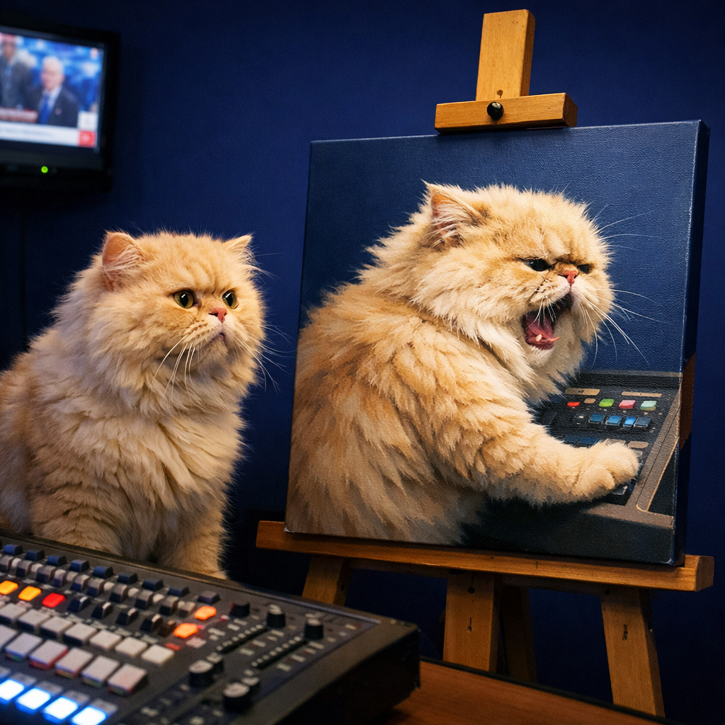 Broadcast Breakdown Canvas