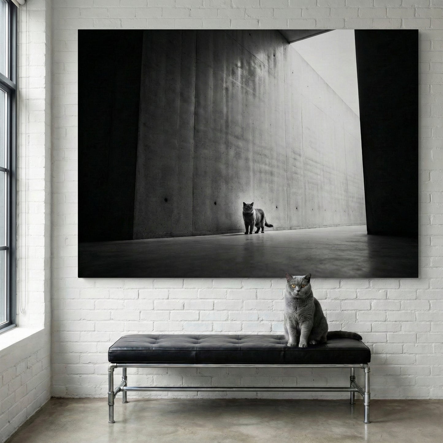 Concrete Stillness Canvas