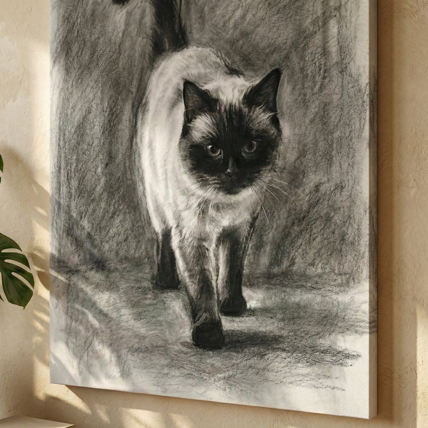 Charcoal Sketch Canvas