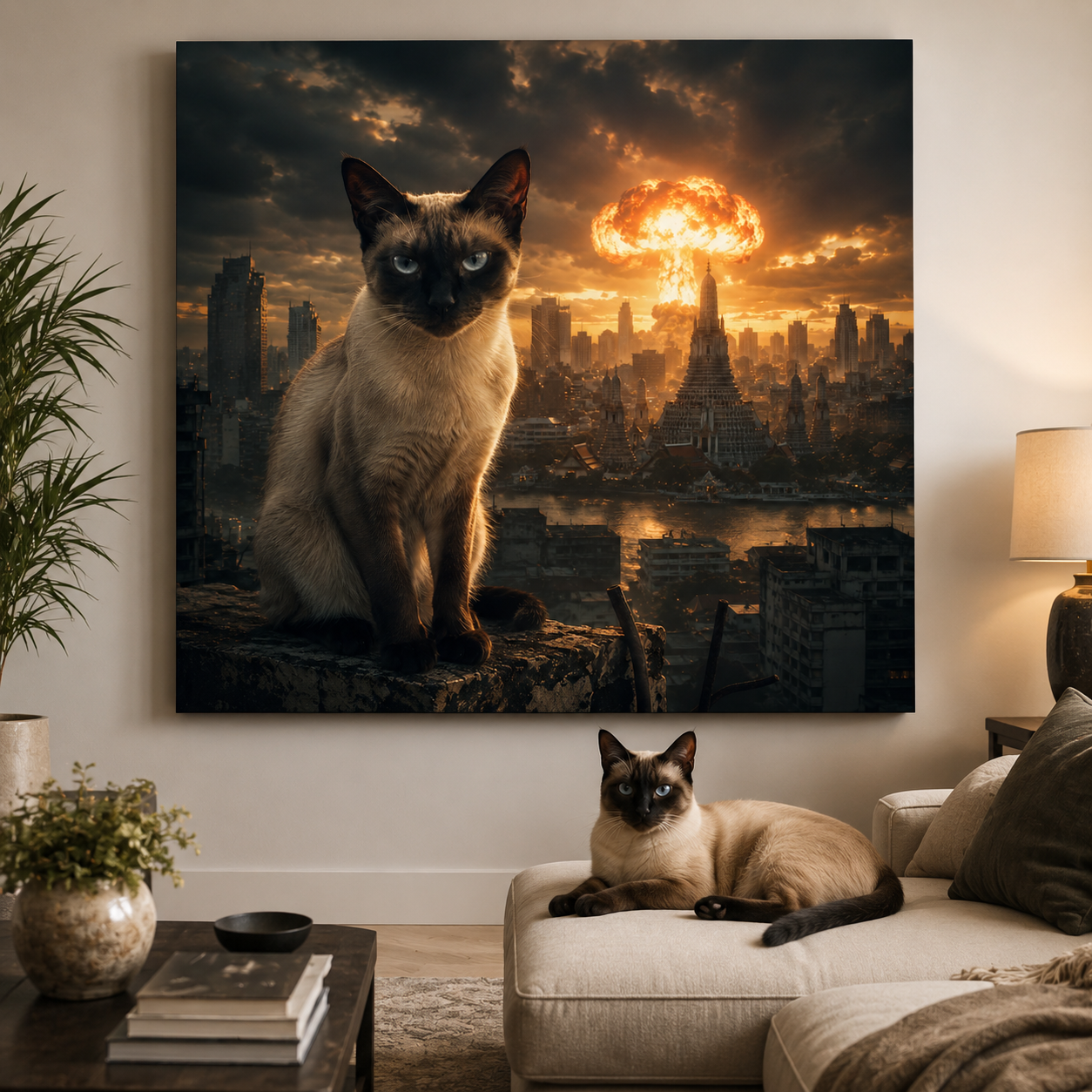 Lightfall Contrast Canvas