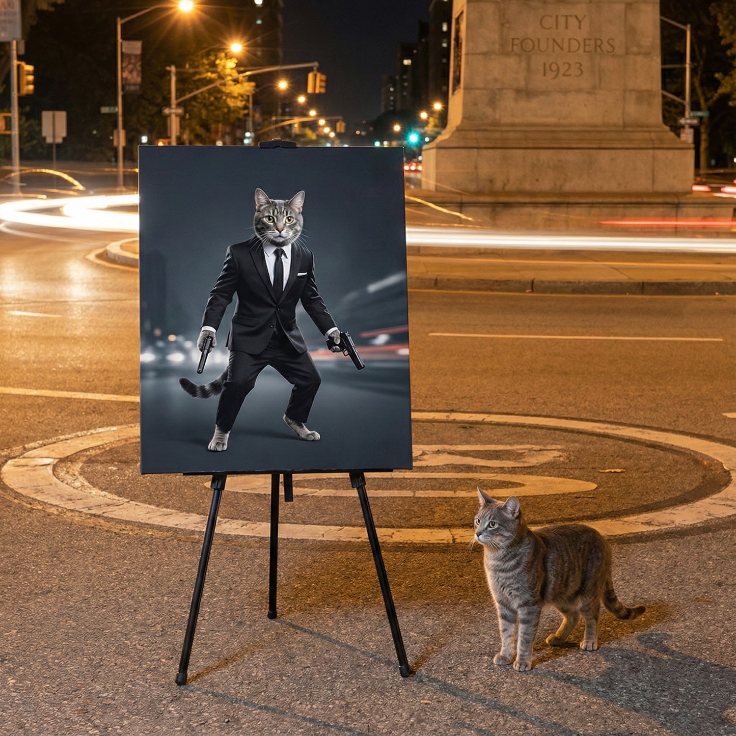 Midnight Operative Canvas