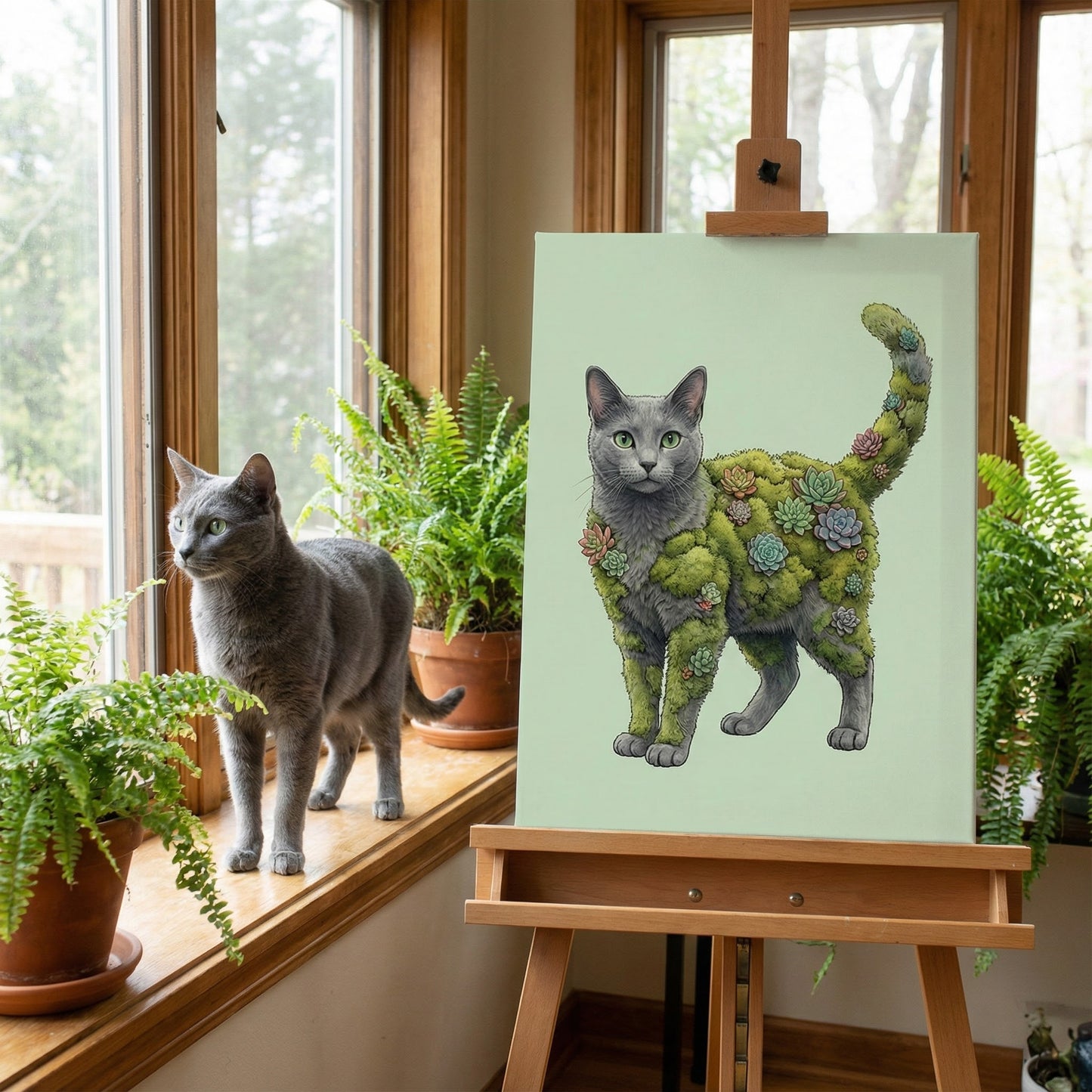 Botanical Muse Canvas