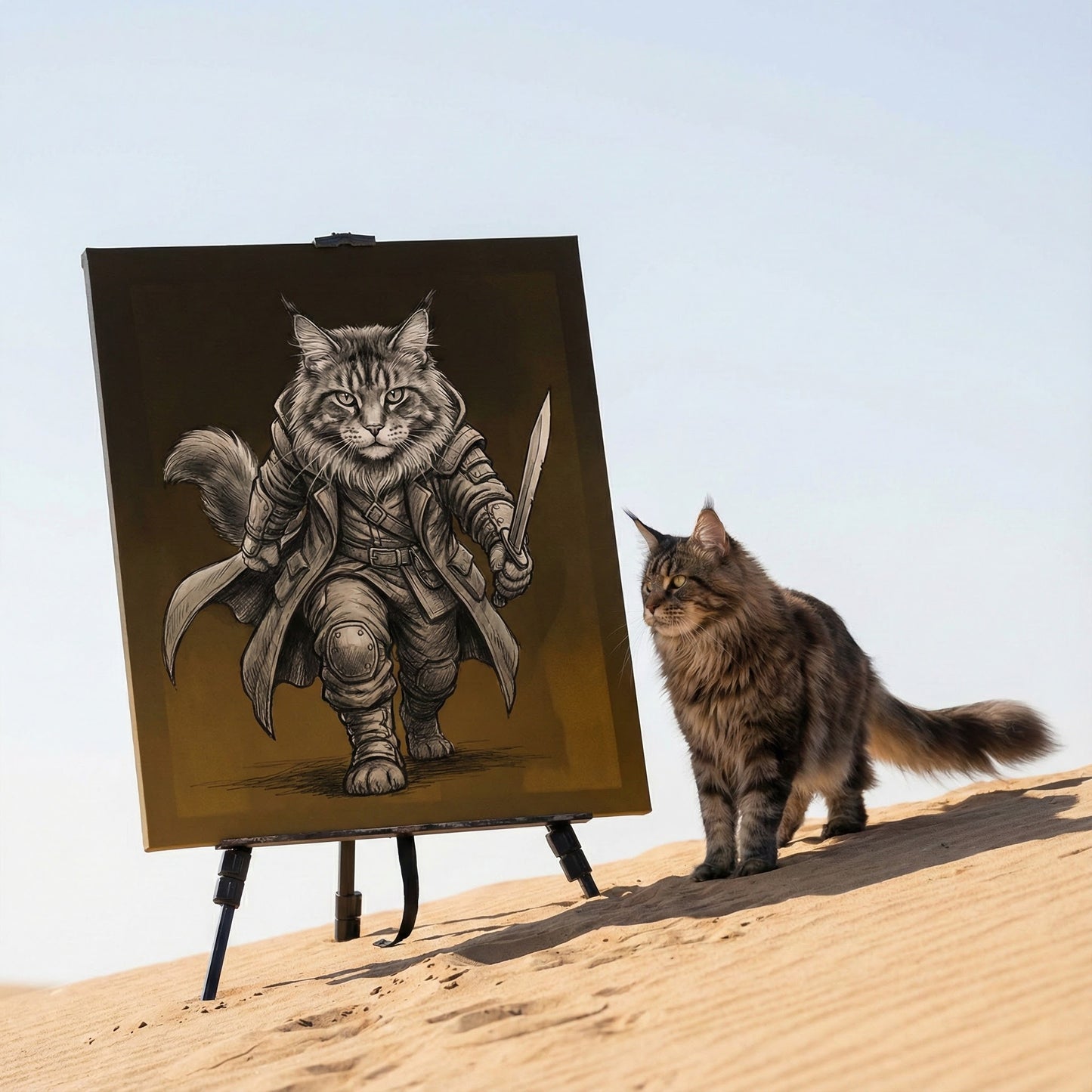 Desert Warrior Canvas