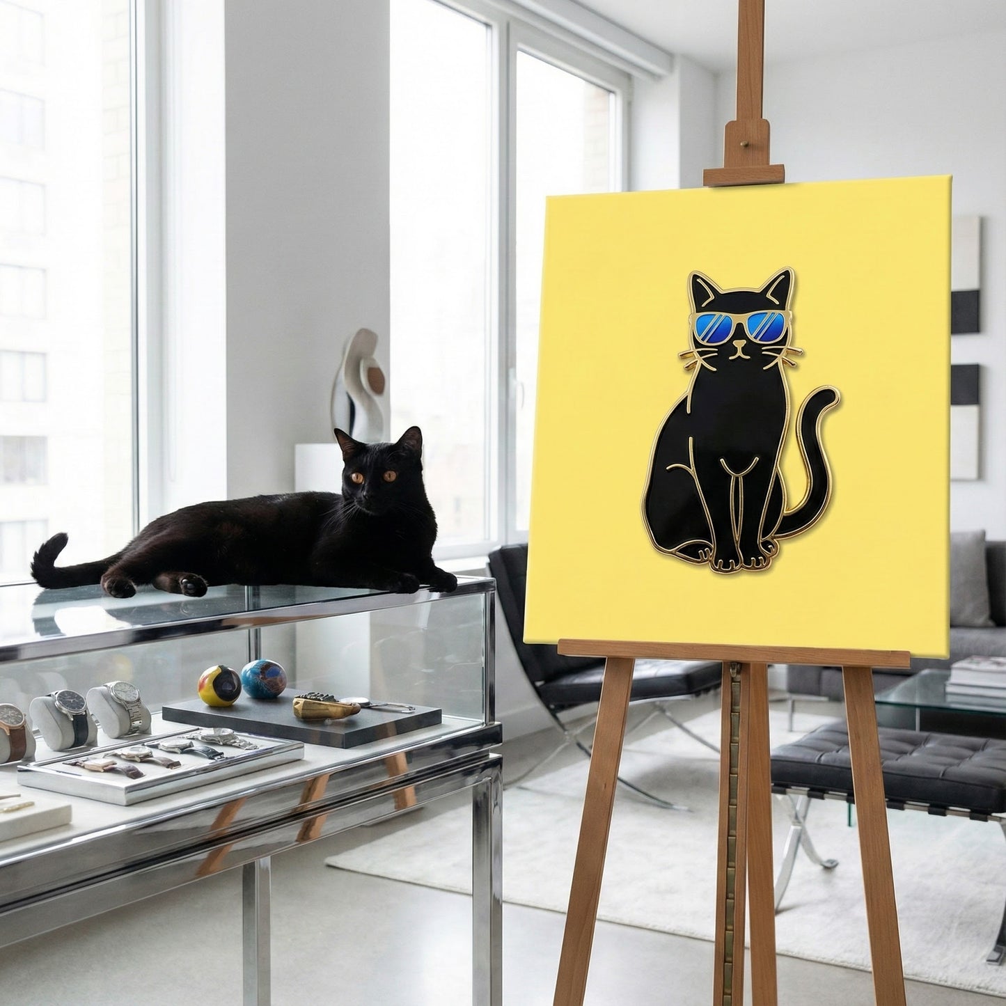 Cute Kawaii Line Art Canvas