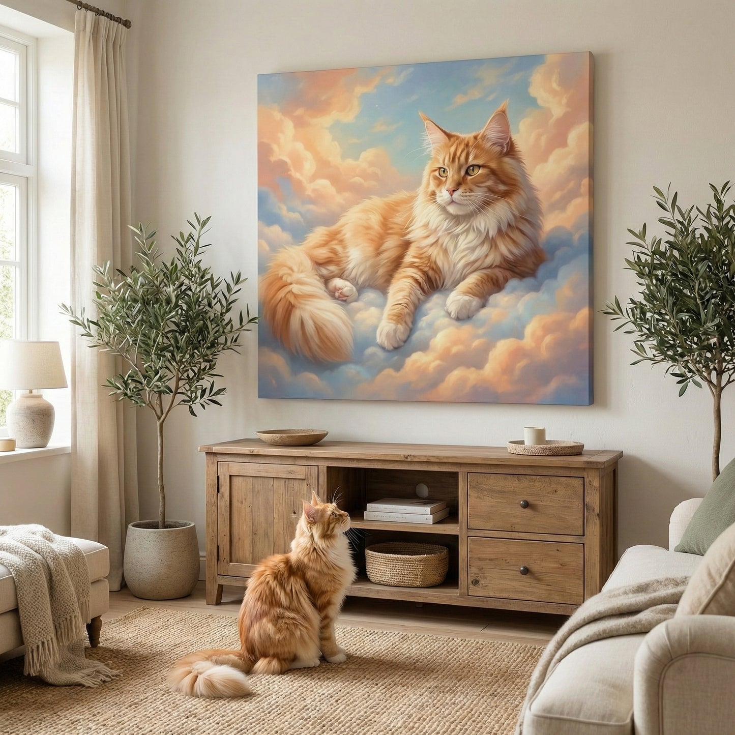 Celestial Cloud Reverie Canvas