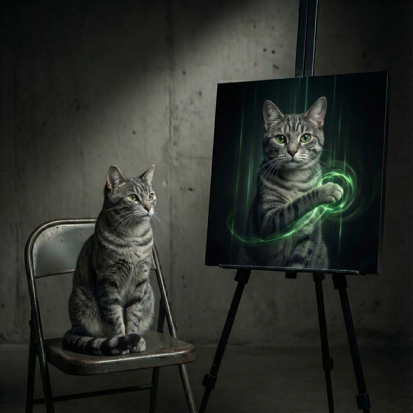 Emerald Signal Canvas