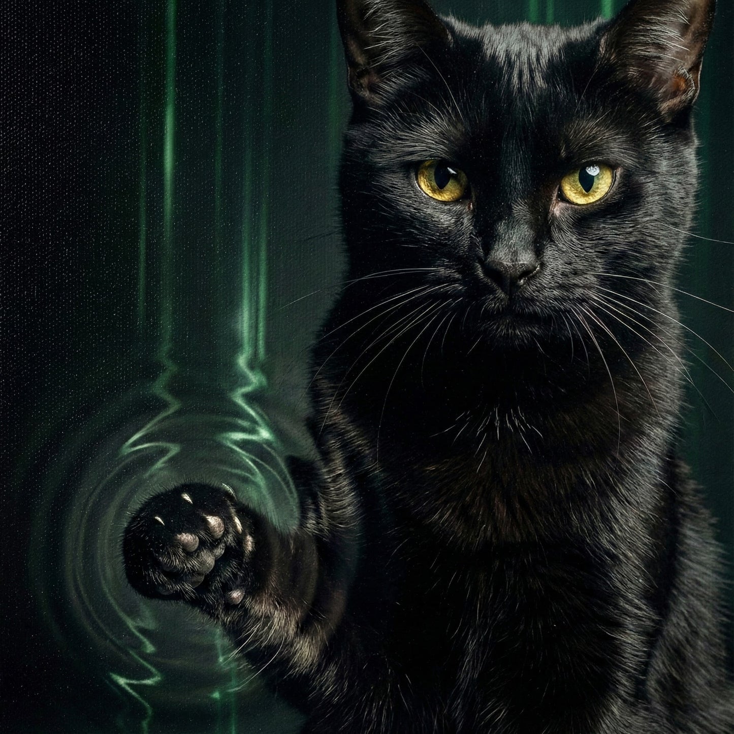 Emerald Signal Canvas