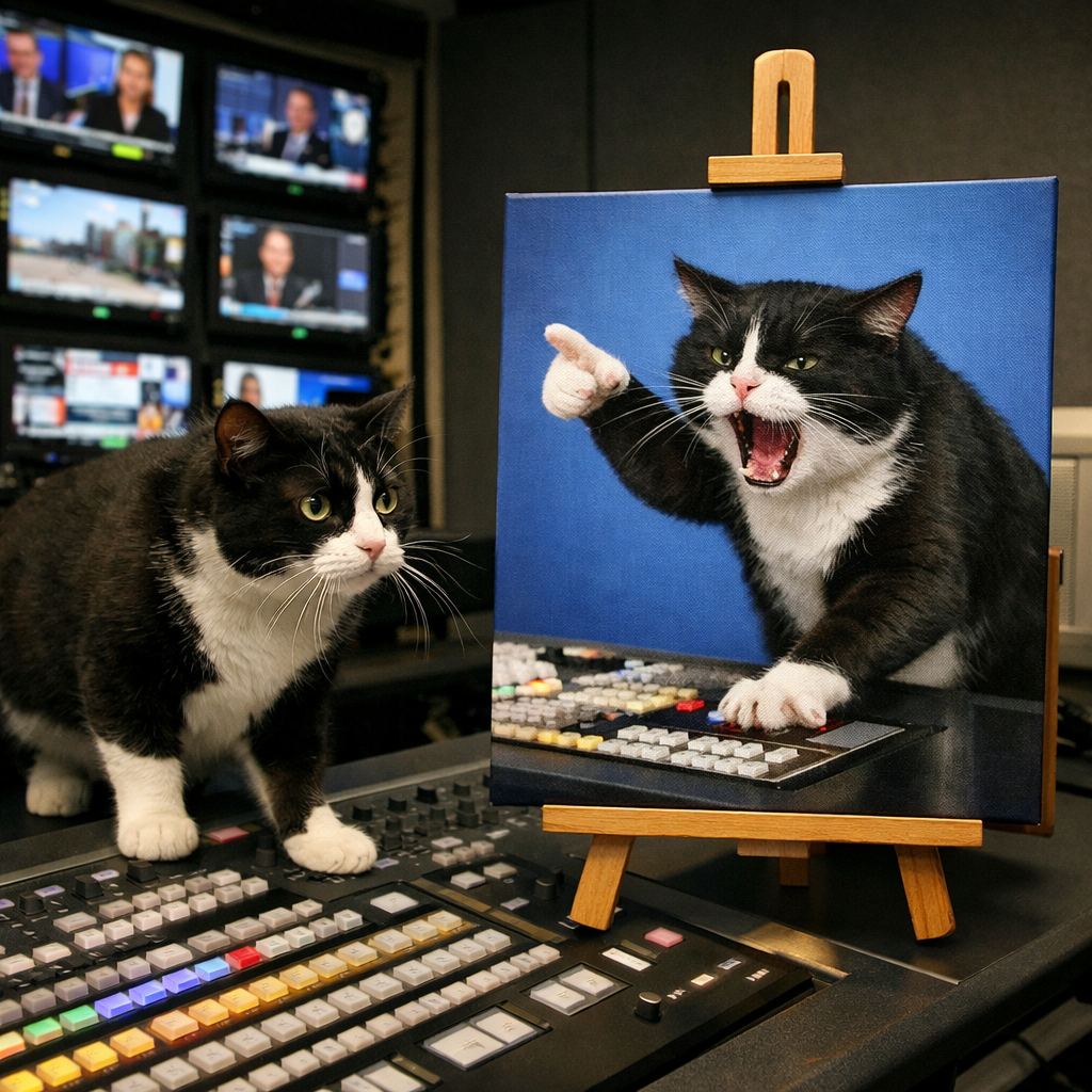 Broadcast Breakdown Canvas