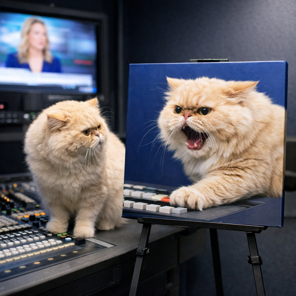 Broadcast Breakdown Canvas