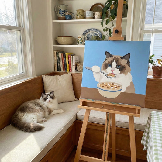 Cozy Kitchen Folk Canvas