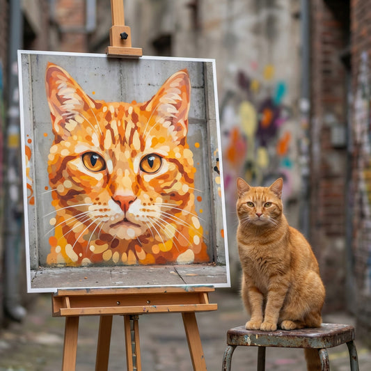 Urban Spray Portrait Canvas