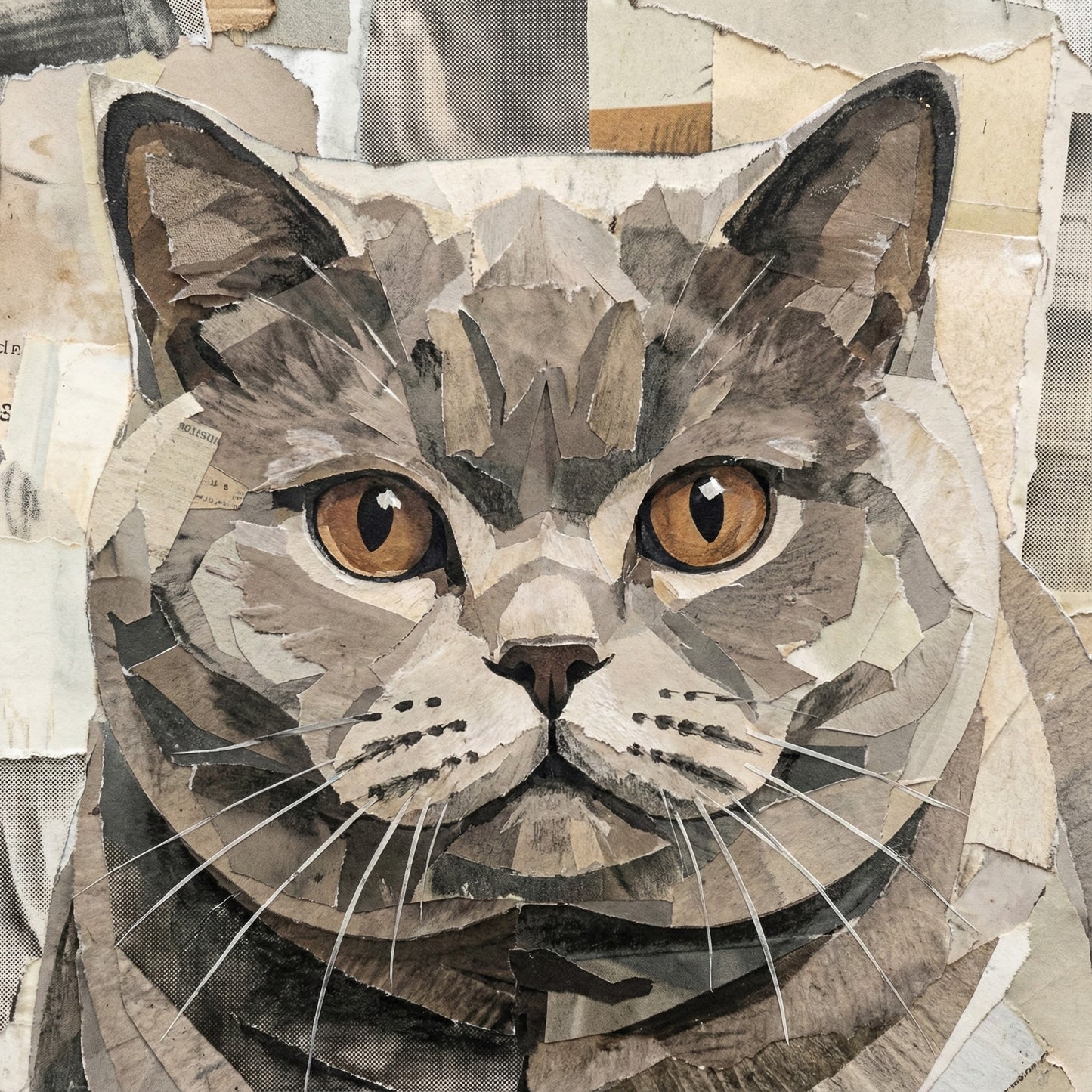 Modern Collage Canvas