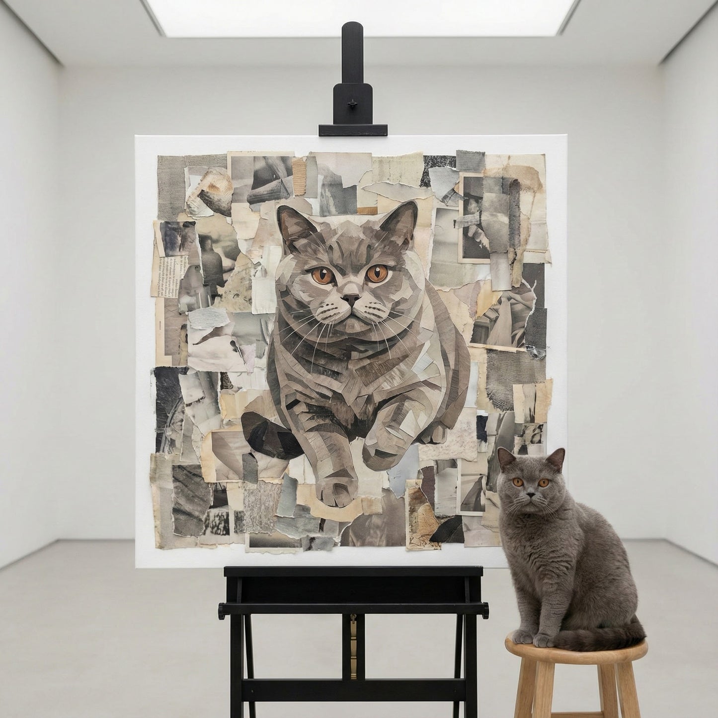 Modern Collage Canvas