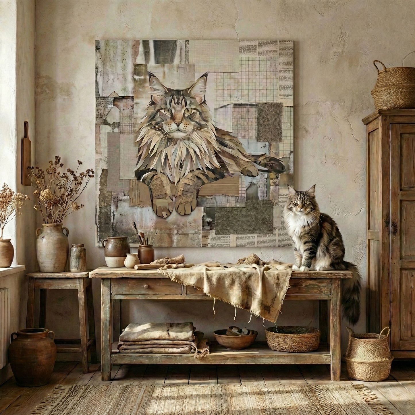 Modern Collage Canvas