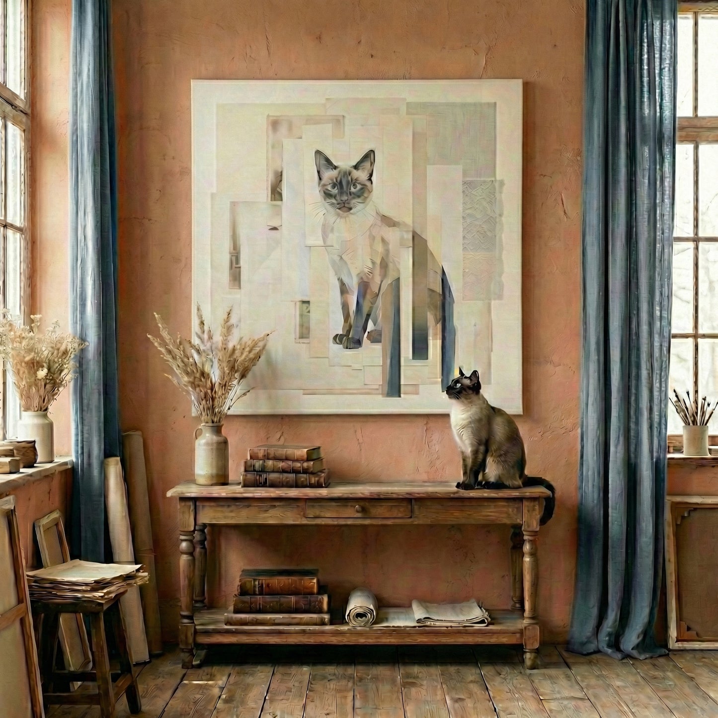 Modern Collage Canvas