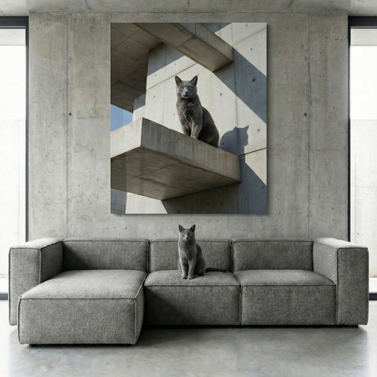 Concrete Stillness Canvas