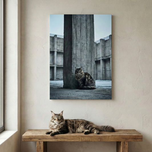 Concrete Stillness Canvas