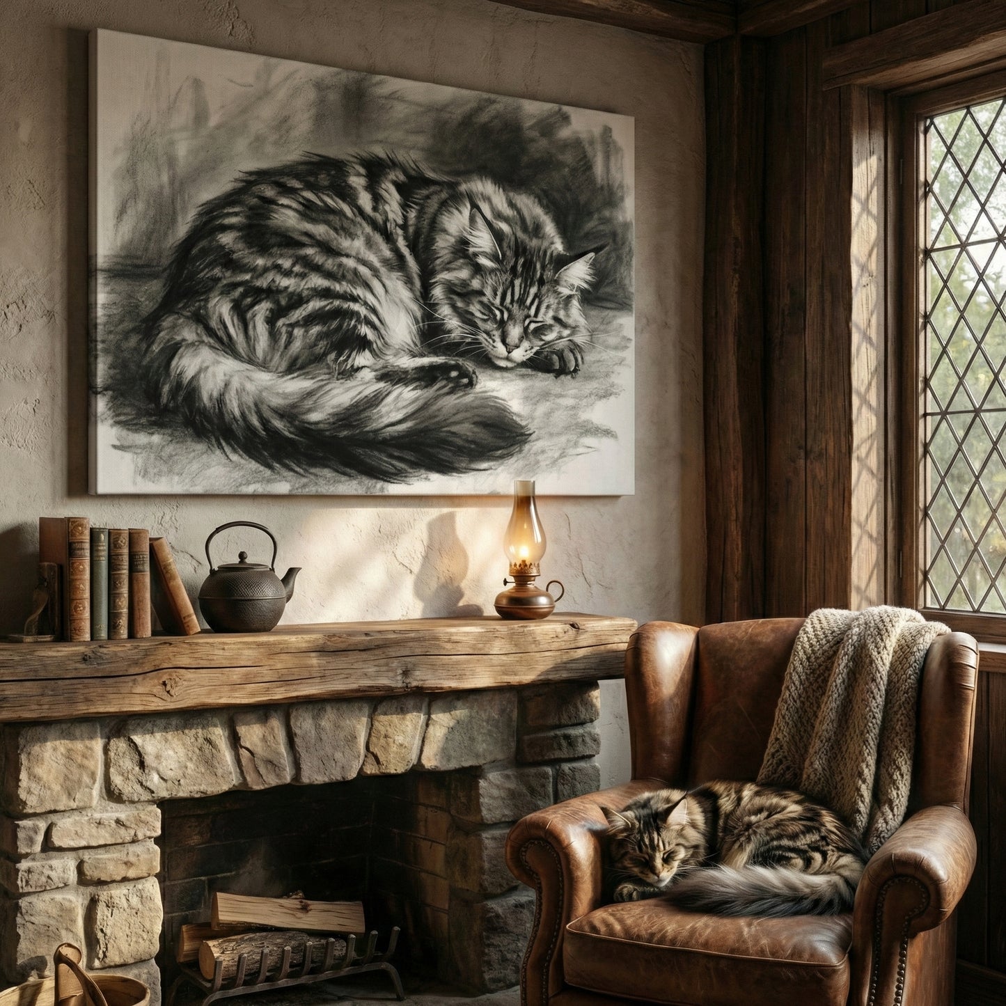 Charcoal Sketch Canvas