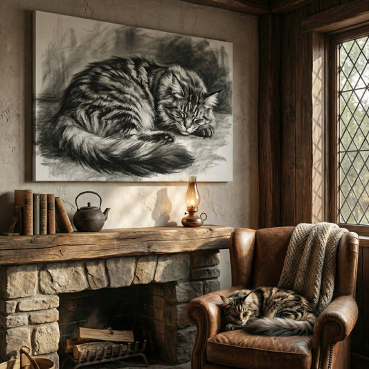 Charcoal Sketch Canvas