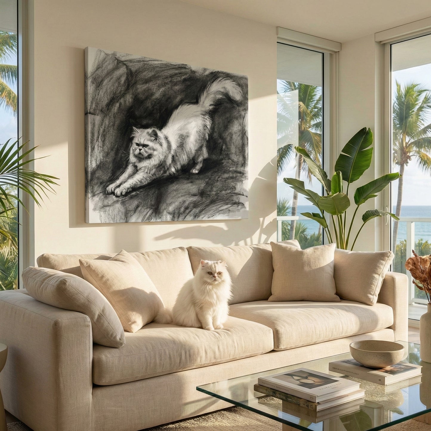 Charcoal Sketch Canvas