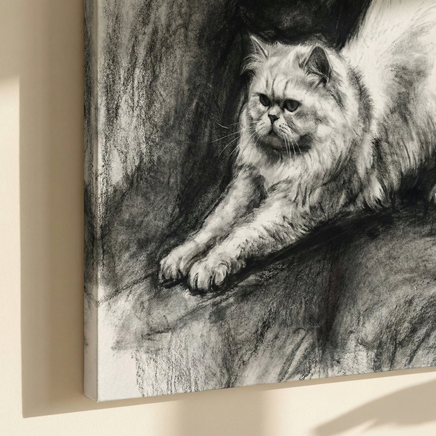 Charcoal Sketch Canvas