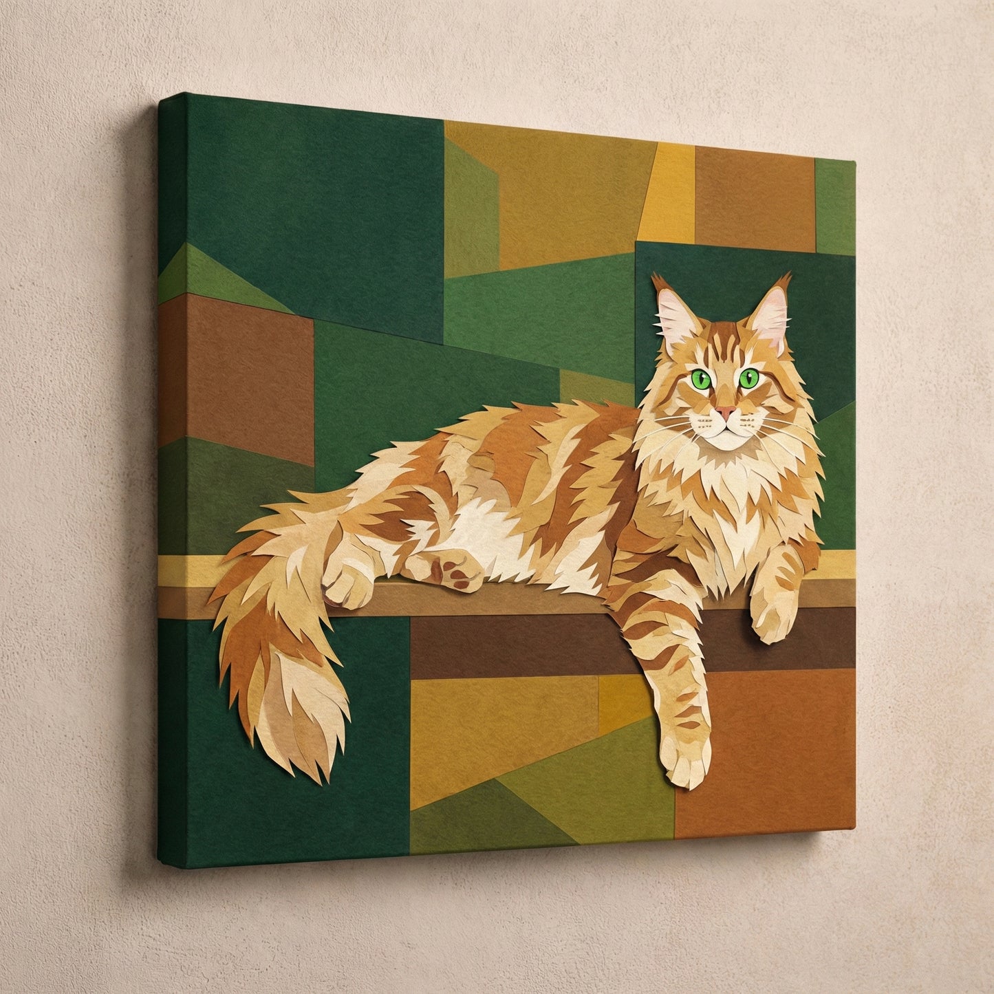 Modern Geometric Canvas