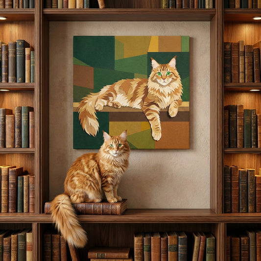 Modern Geometric Canvas