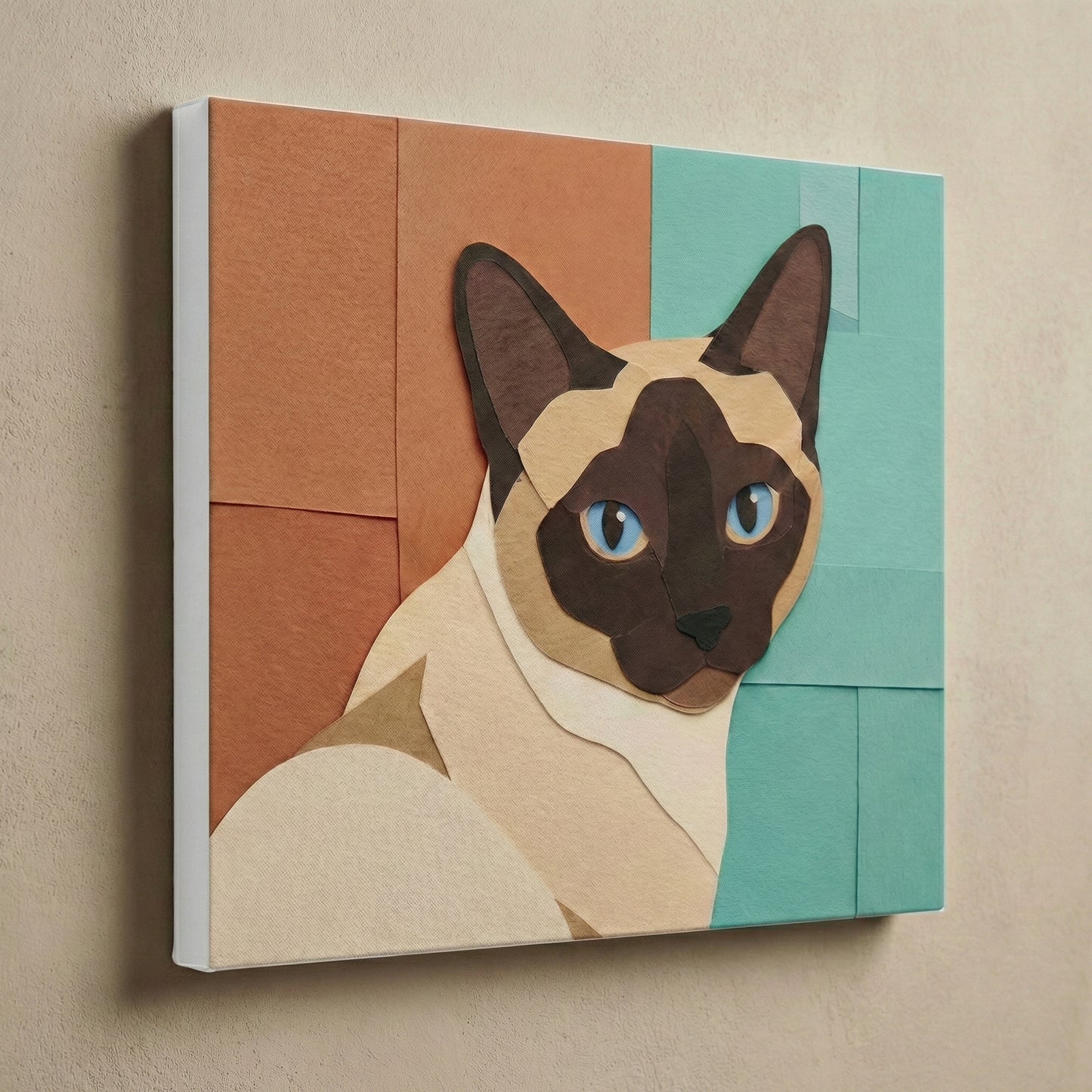 Modern Geometric Canvas