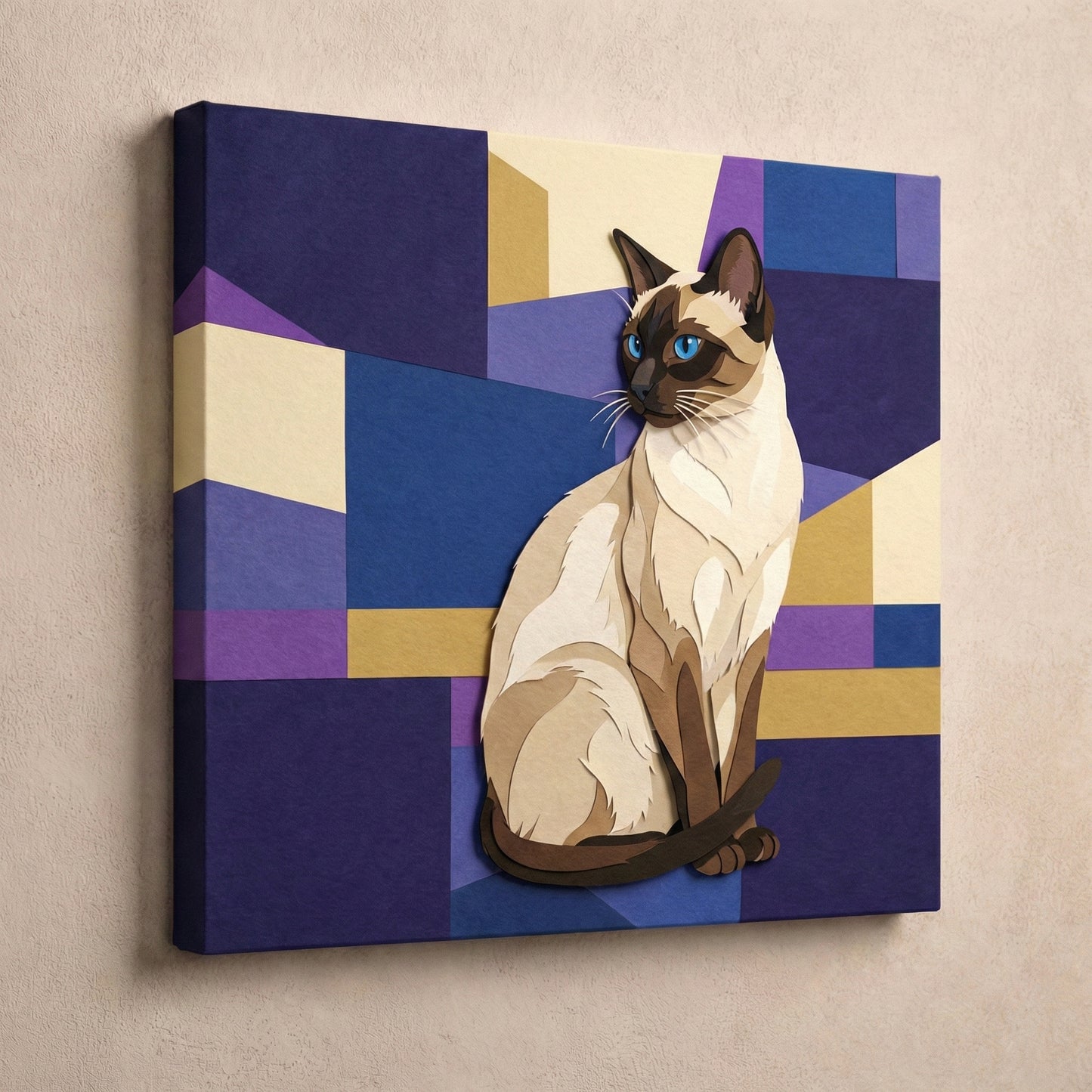 Modern Geometric Canvas