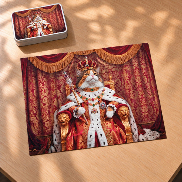 Custom Cat Portrait Puzzle