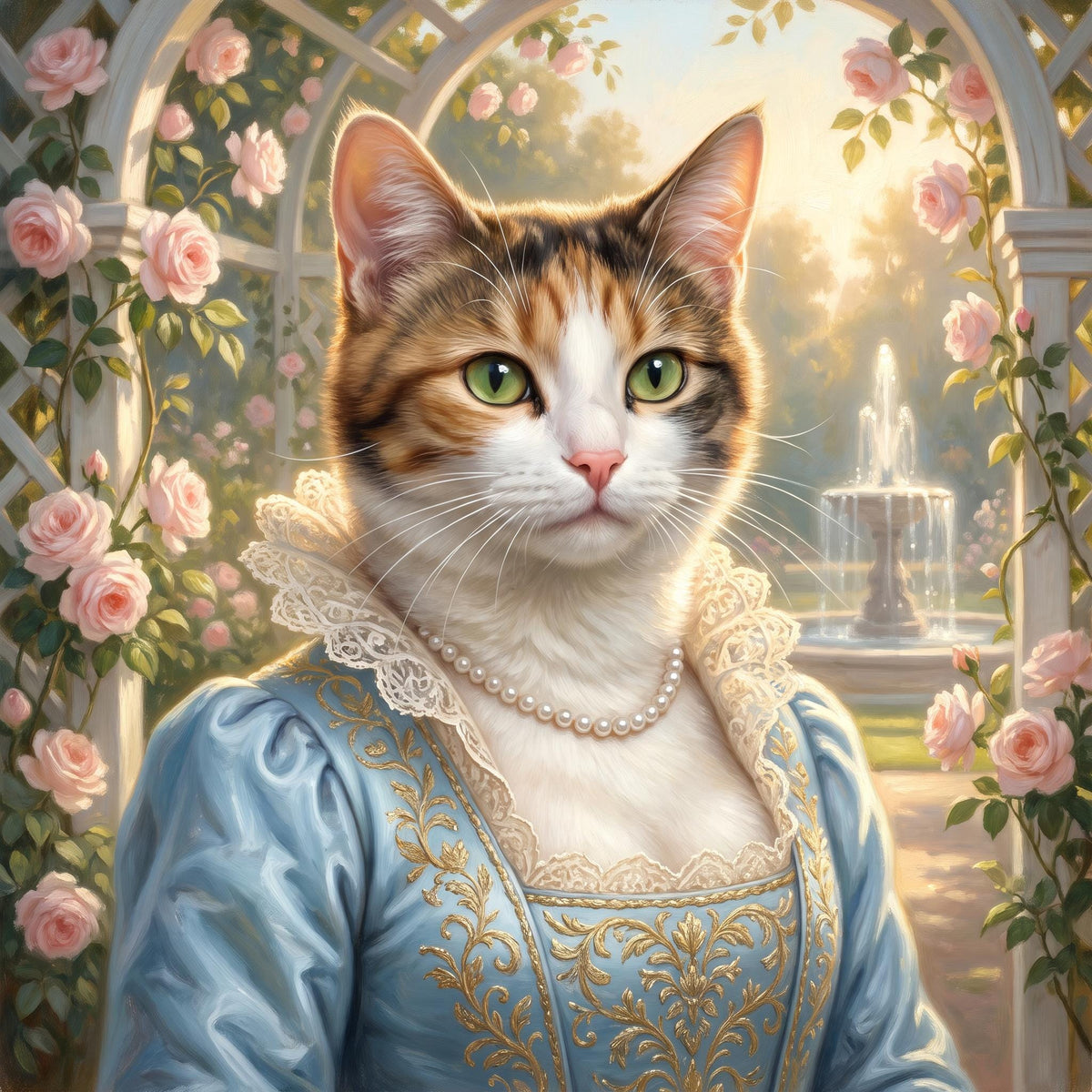 Duchess Cat canvas print