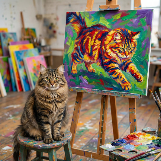 Expressive Brushstroke Canvas