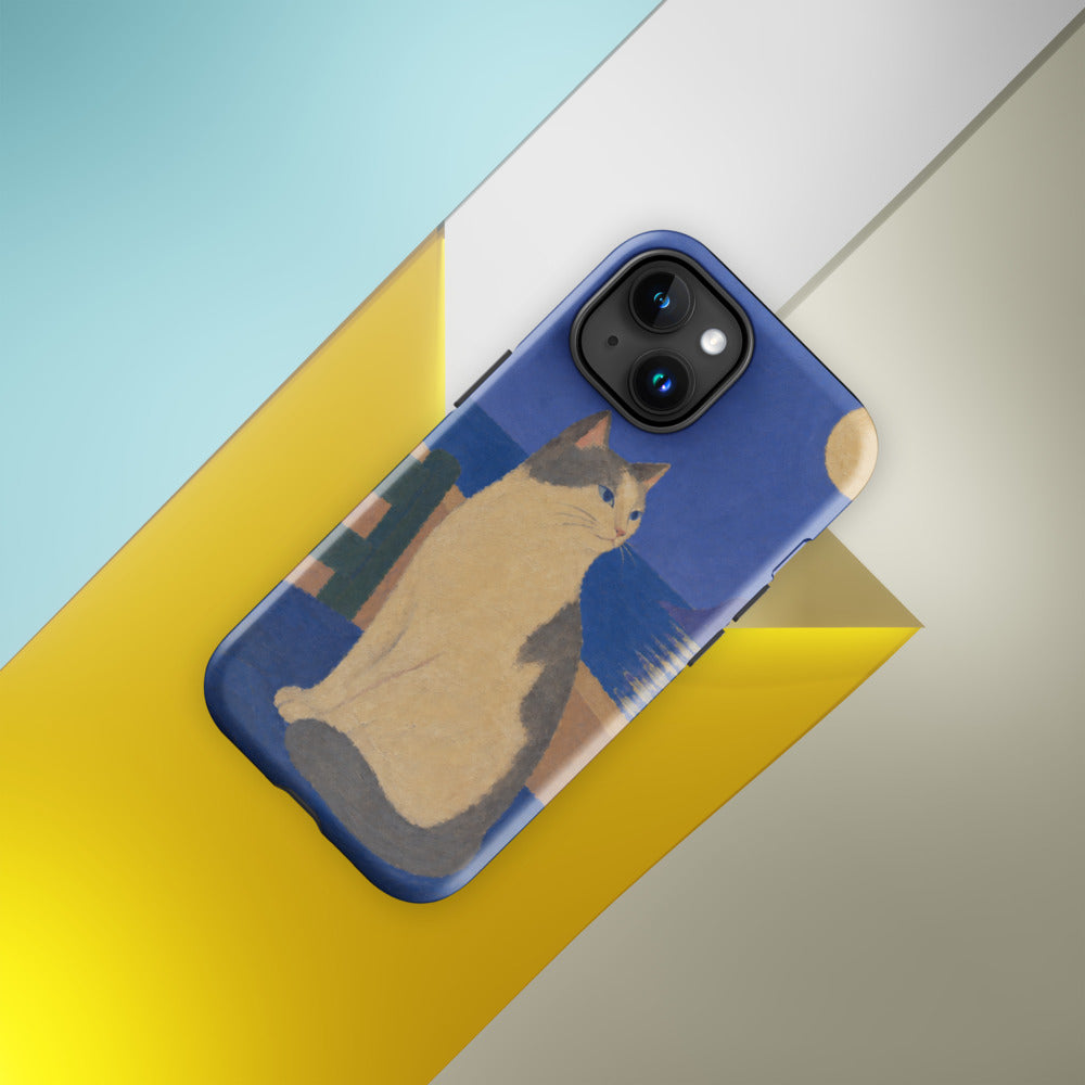 Custom cat portrait phone case, Modern Minimalism style, lifestyle