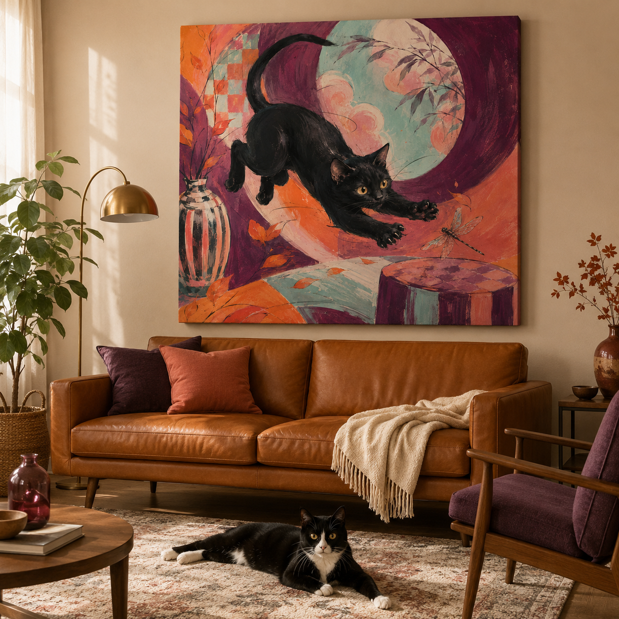 Whimsical Folk Canvas – design 2