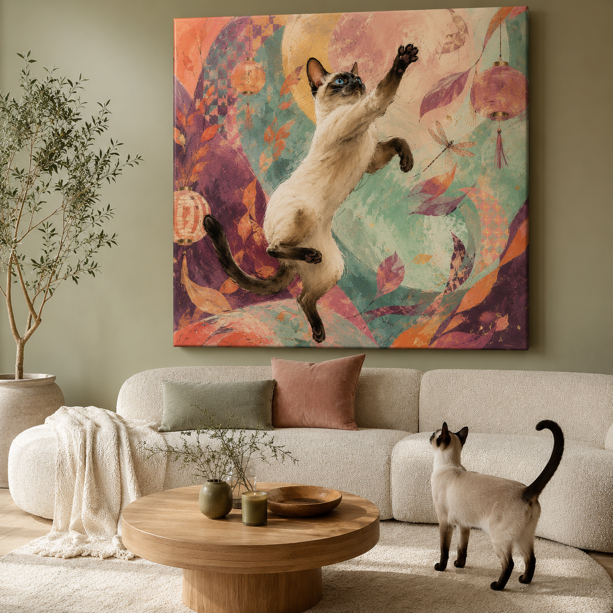Whimsical Folk Canvas – design 3
