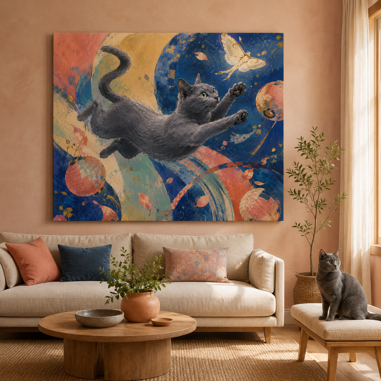 Whimsical Folk Canvas – design 5
